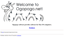 Tablet Screenshot of ogopogo.net